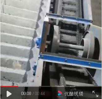 大傾角皮帶輸送機安裝試運行現場視頻